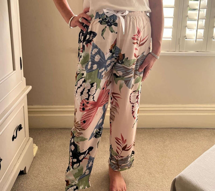 Ladies Floral Trouser