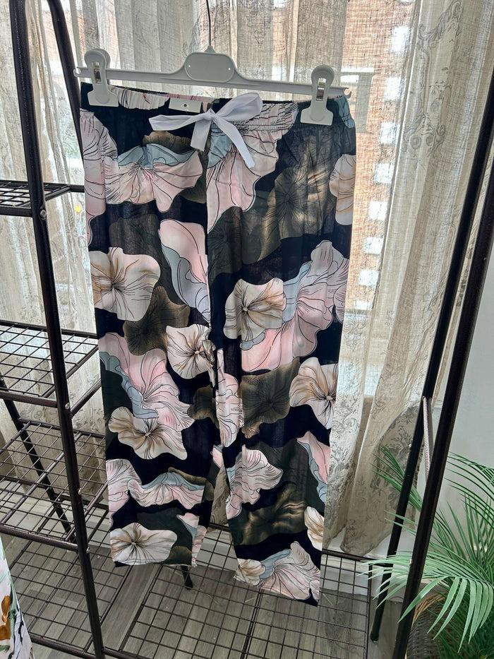Ladies Floral Trousers