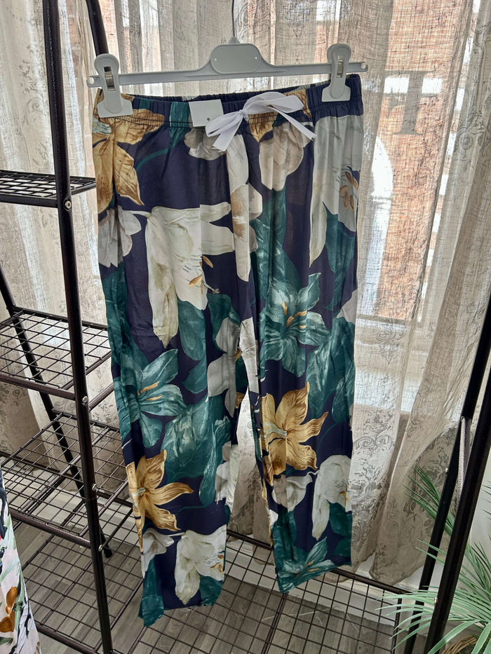Ladies Floral Trousers