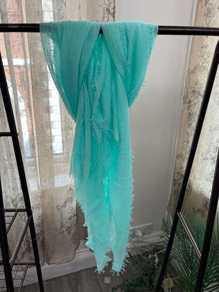 Ladies Summer Gauze Lightweight Scarf - 15 Colours