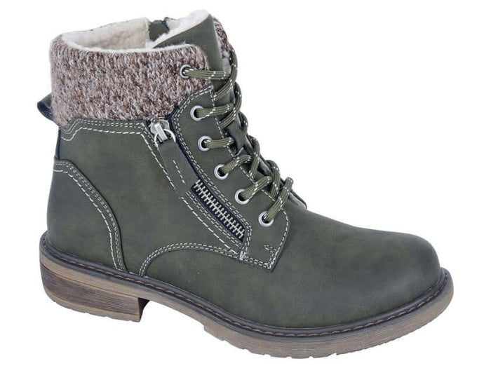 Ladies Olive Winter Boot - Tania
