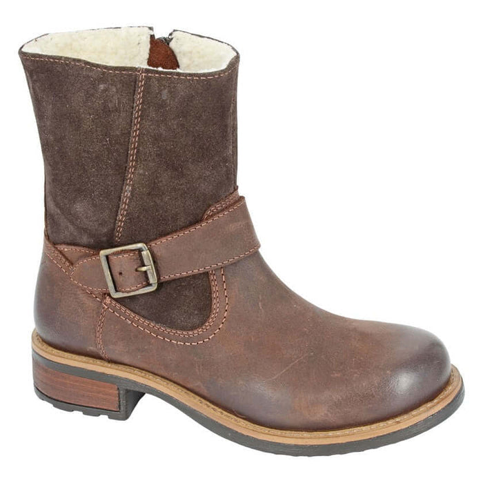 Ladies Real Leather Boot - Pedra