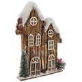 Large Double Christmas Forest House