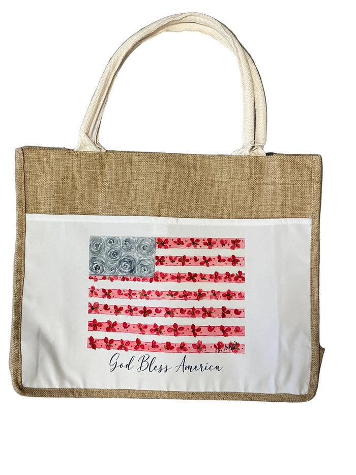 Large Jute Tote bag