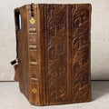 Leather Book Wallet Case for iPhone: Card Slots, Bible Style 17