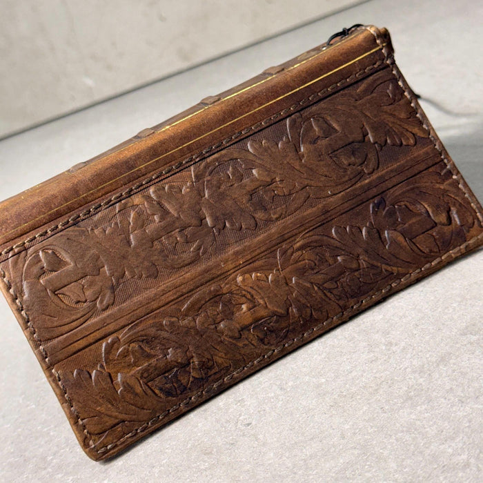 Leather Book Wallet Case for iPhone: Card Slots, Bible Style 17