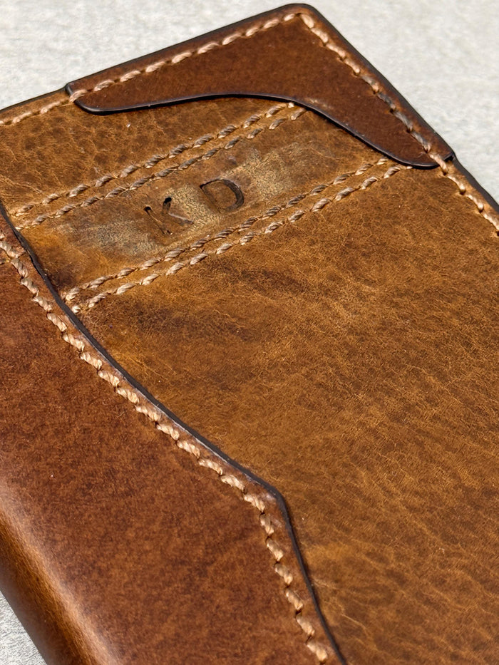 Leather Book Wallet Case for iPhone: Card Slots, Bible Style 17