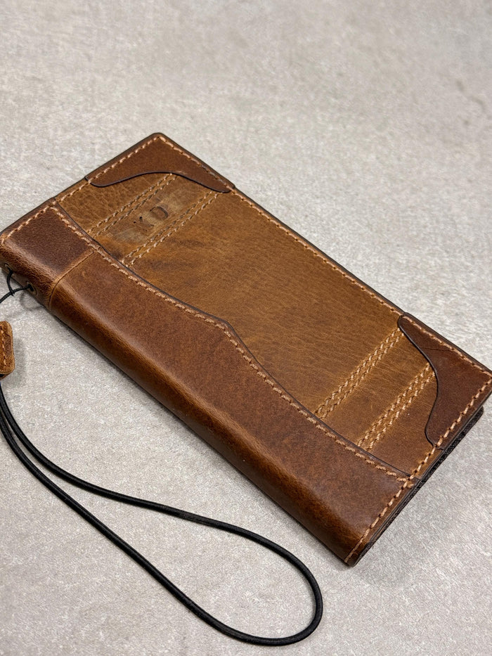 Leather Book Wallet Case for iPhone: Card Slots, Bible Style 17