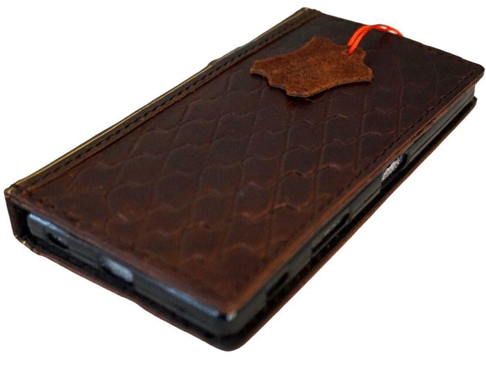 Leather Book Wallet Case for iPhone: Card Slots, Bible Style 17