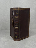 Leather iPhone Wallet Case: Handmade Book Style Cover