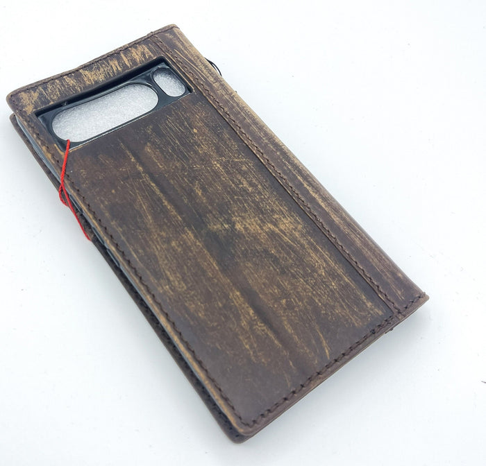 Leather iPhone Wallet Case: Tree Of Life Embossed Book Cover
