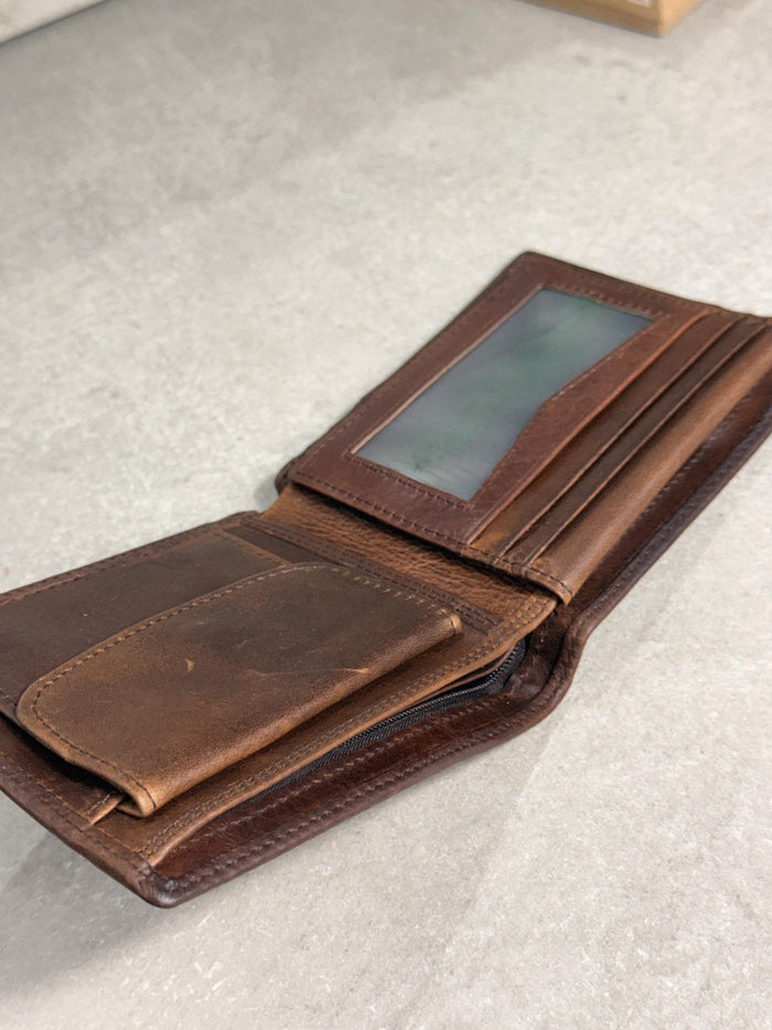Leather Wallet Slim Holder Minimalist Bifold Compact Everyday Wallet