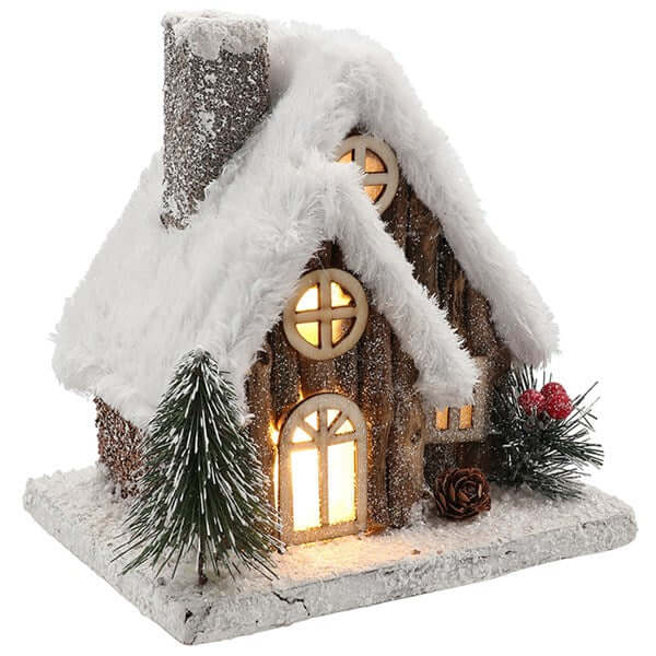 LED Christmas Forest Chalet