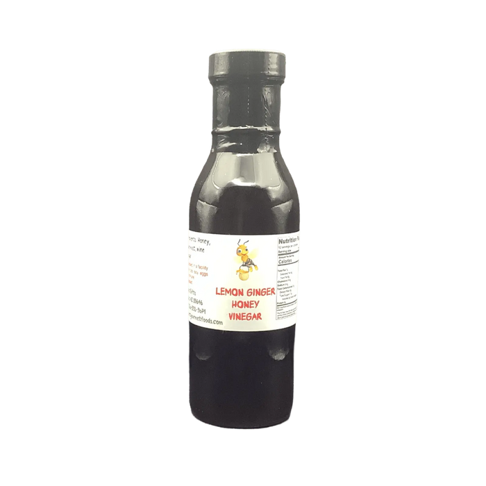 Lemon Ginger Honey Vinegar 12 oz. - Tubac Gourmet Foods