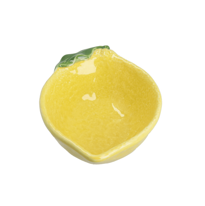 Lemon Shape Stoneware Dish - Small 12.7cm