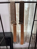 Leopard Design PU Ladies Belt