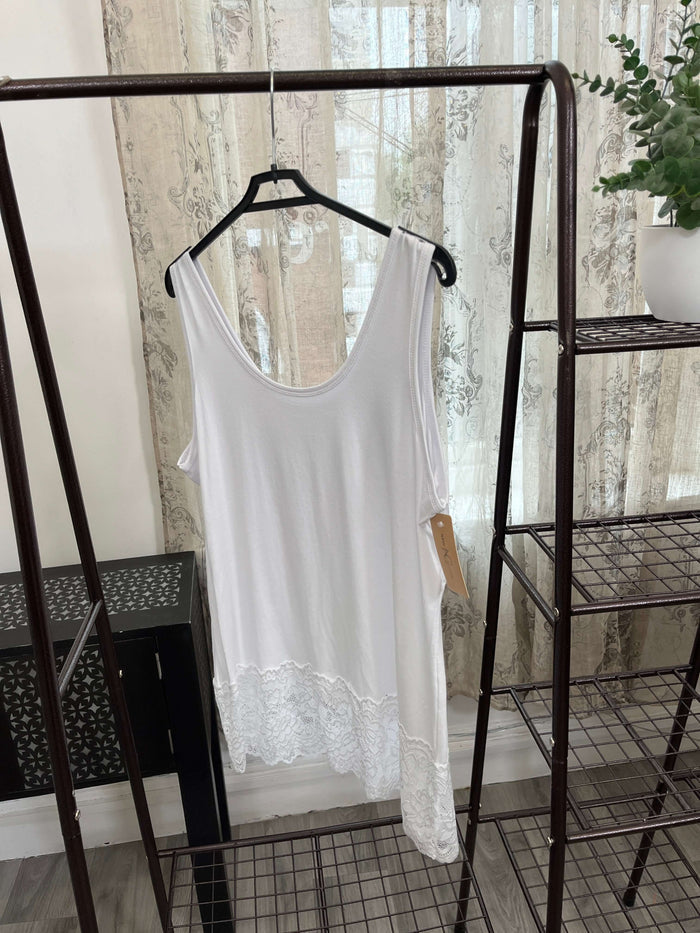 Lucie Lace Detail Vest Top