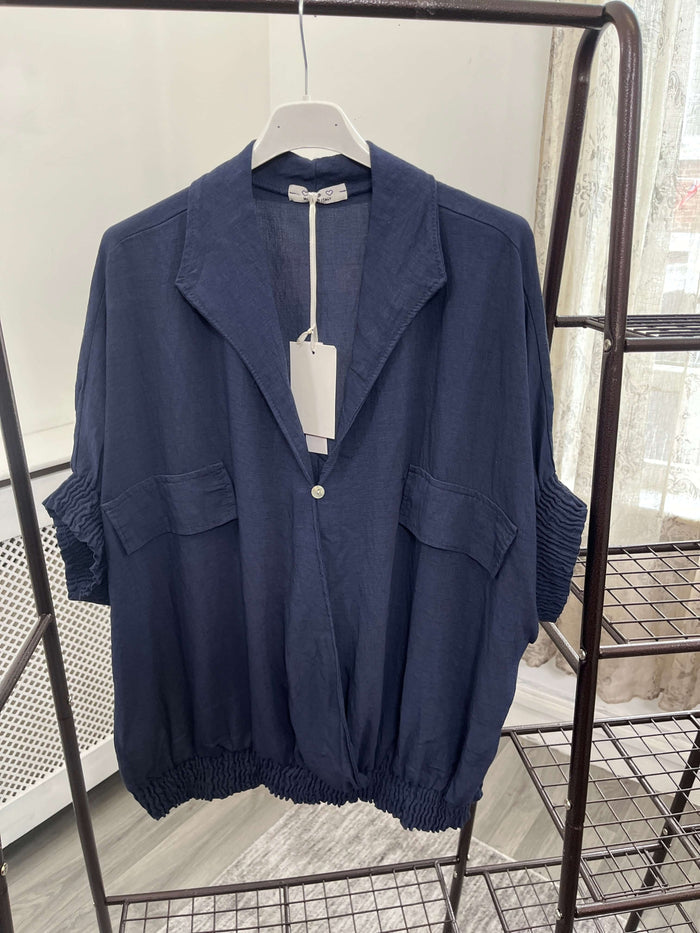 Lydia Bomber Style Ladies Shirt