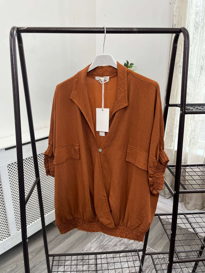 Lydia Bomber Style Ladies Shirt