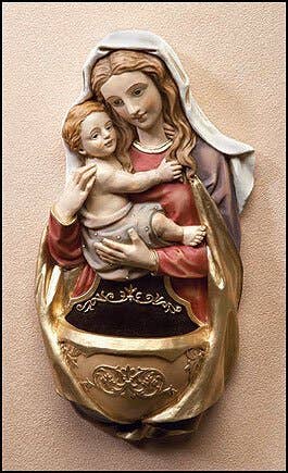 Madonna/Child Holy Water Font