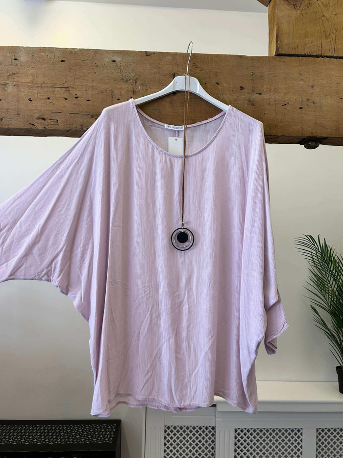 Ladies Crepe Batwing Top