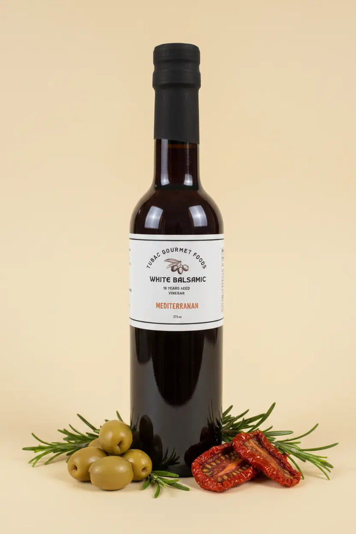 Mediterranean White Balsamic Vinegar 375ml - Tubac Gourmet Foods
