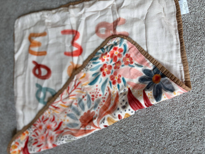 Mini* Bloom And Grow Bamboo Cotton Mini Blanket 8 Layers