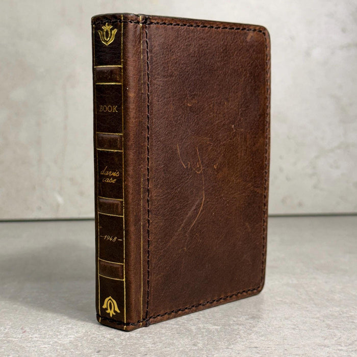 Mini Leather Book Journal – Vintage Style Rustic Diary Cover