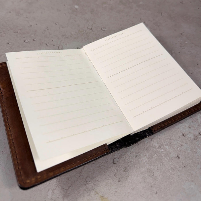 Mini Leather Book Journal – Vintage Style Rustic Diary Cover