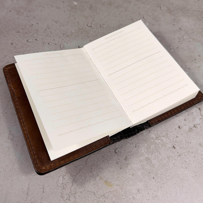 Mini Leather Book Journal – Vintage Style Rustic Diary Cover