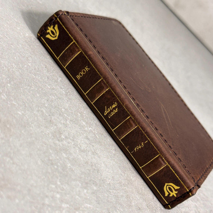 Mini Leather Book Journal – Vintage Style Rustic Diary Cover