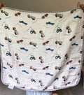 Mini* Trucks/Wherever You Go 8-Layer Bamboo Cotton Muslin
