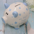 My First Money Pig Star Blue Large