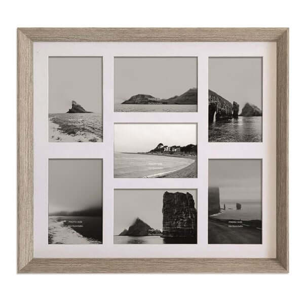 Natural Photo Frame Multi (7) 4x6in