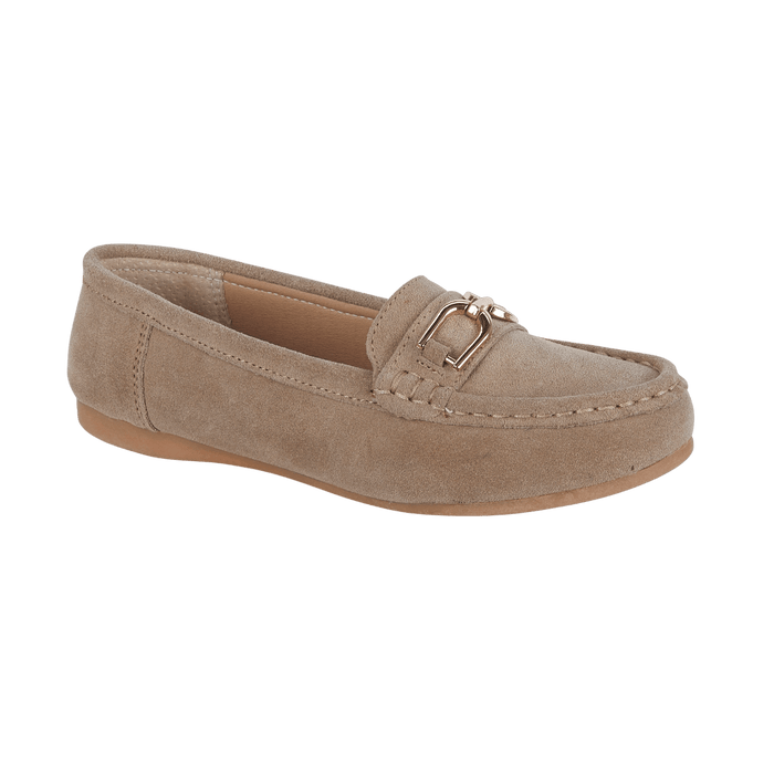 Naxos Ladies Casual Slip on - Taupe