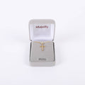 Necklace Cross Gold Over Sterling 18"
