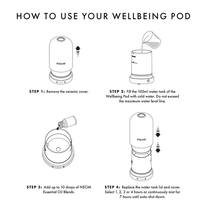 Neom Organics Wellbeing Pod Essential Oil Diffuser