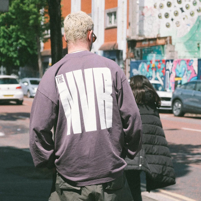 Never Never NVR LS Tee - Plum scrap