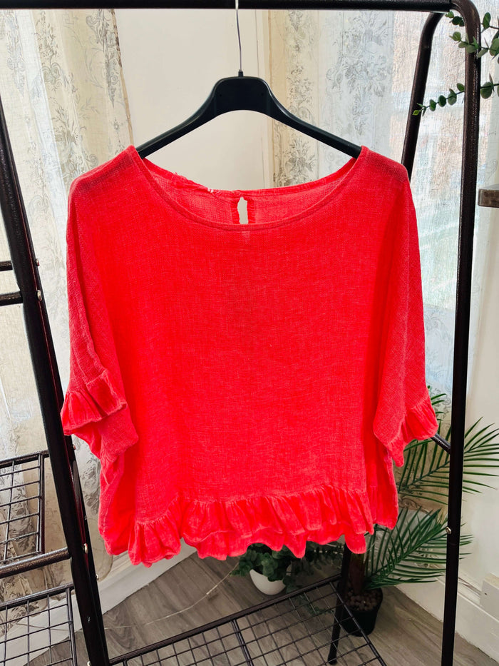 Nia Frill Detail Top