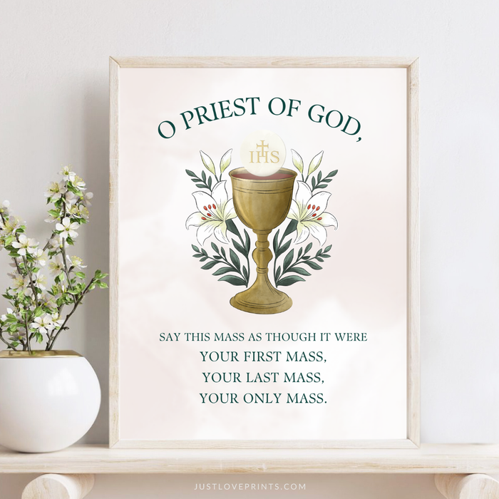 O Priest of God 8x10 Print