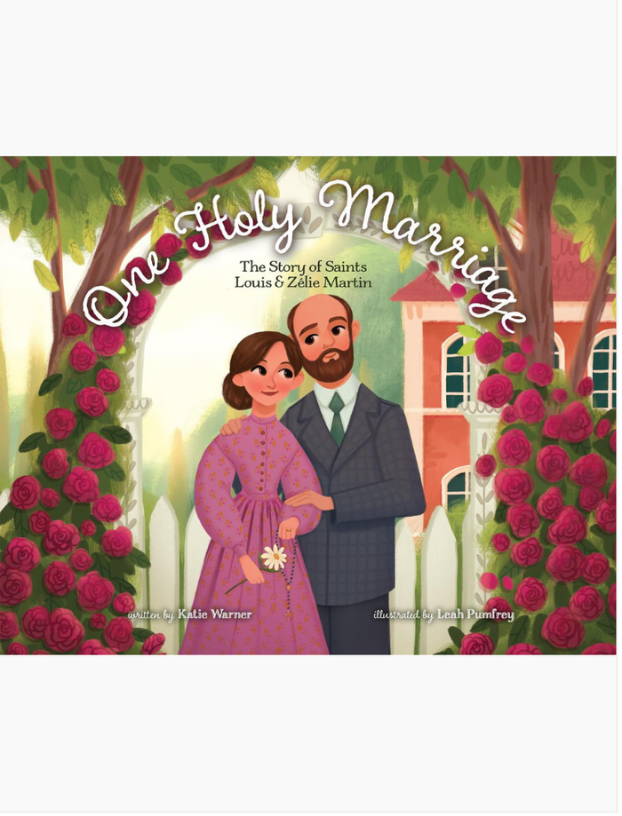 Book cover of 'One Holy Marriage' with a couple and floral background