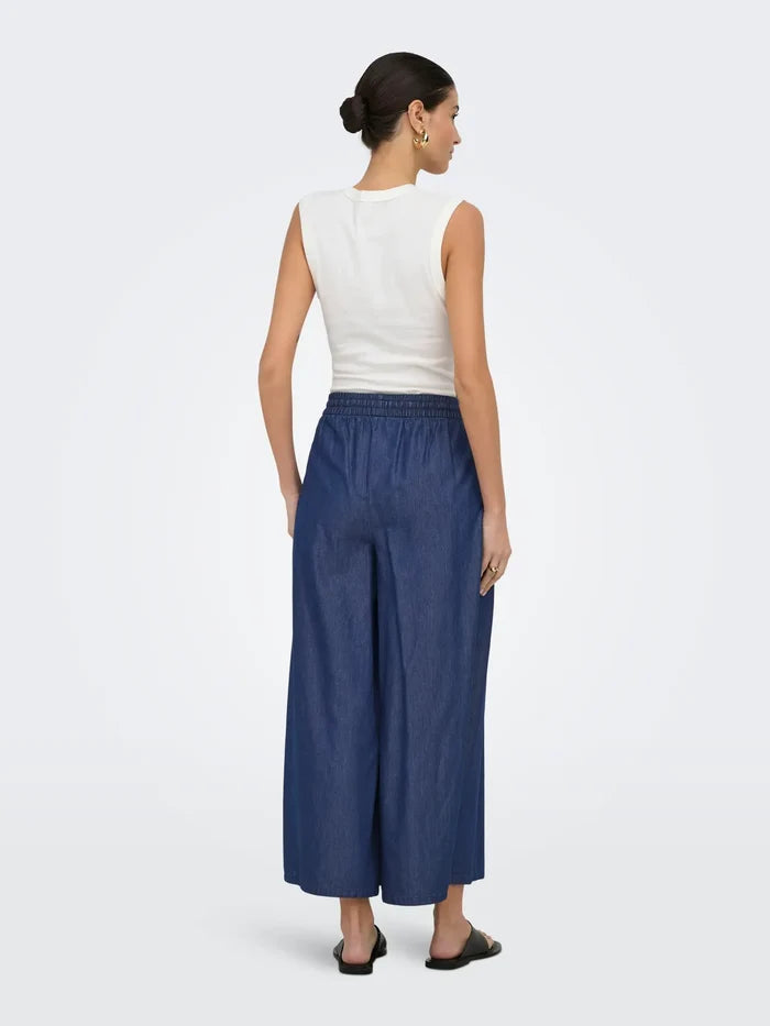 Only Denim Bead Plazzo Pant