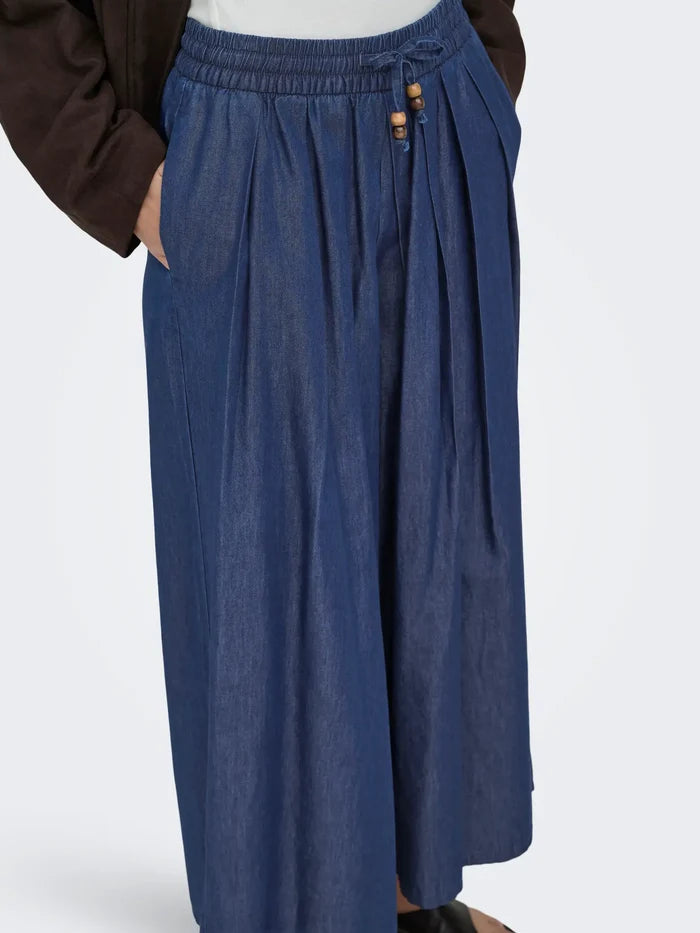 Only Denim Bead Plazzo Pant