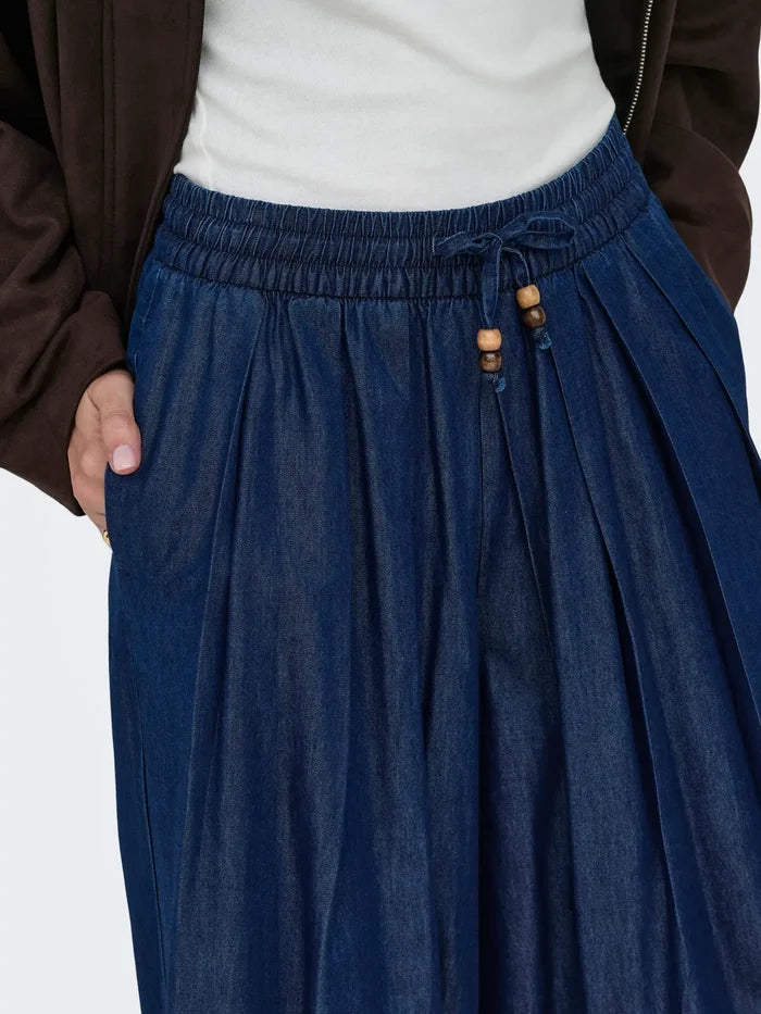 Only Denim Bead Plazzo Pant