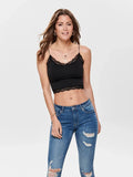 Only Vicky Lace Cropped Top Bra
