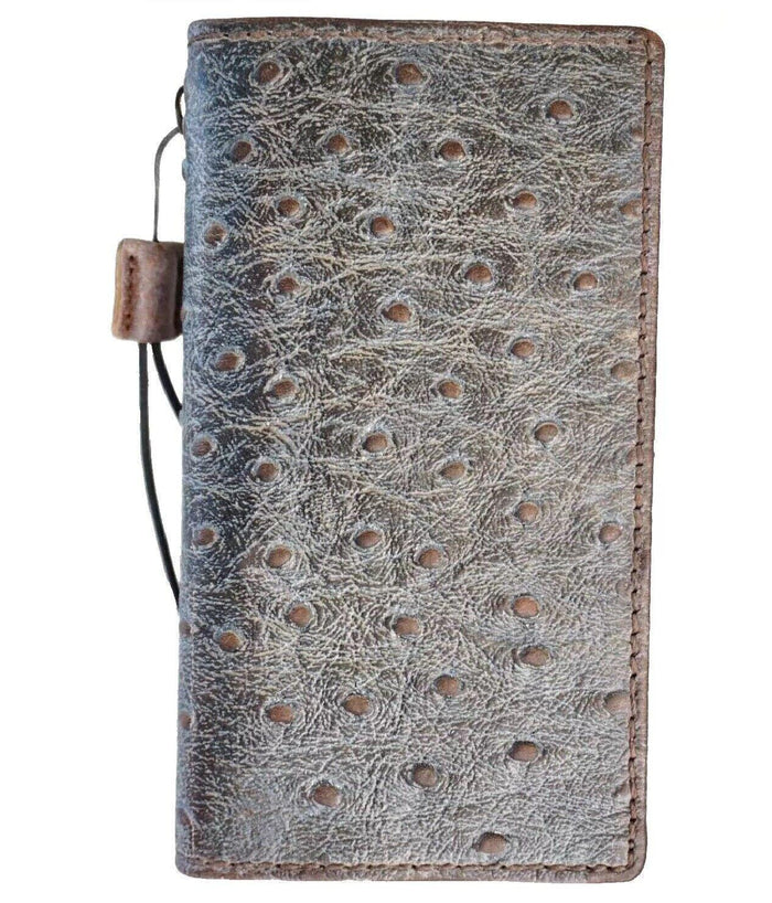 Ostrich Style Leather Wallet Case for Google Pixel