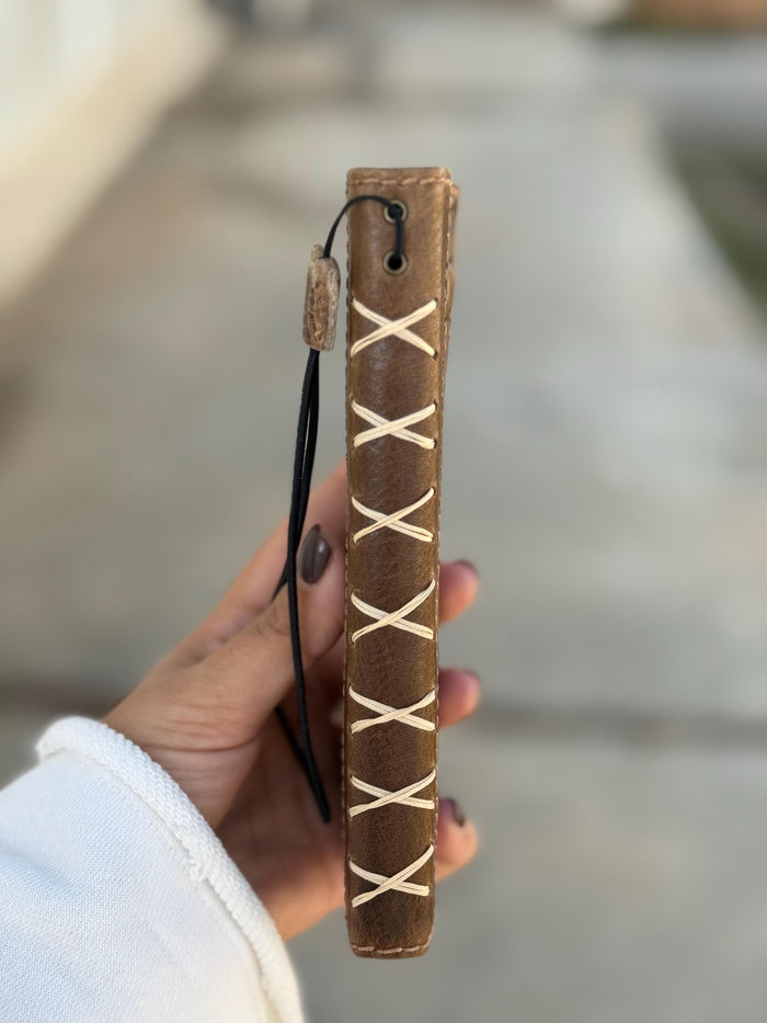 Ostrich Style Leather Wallet Case for Google Pixel
