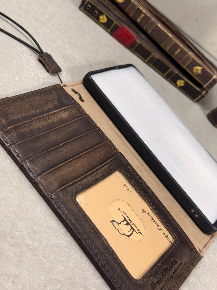 Ostrich Style Leather Wallet Case for Google Pixel