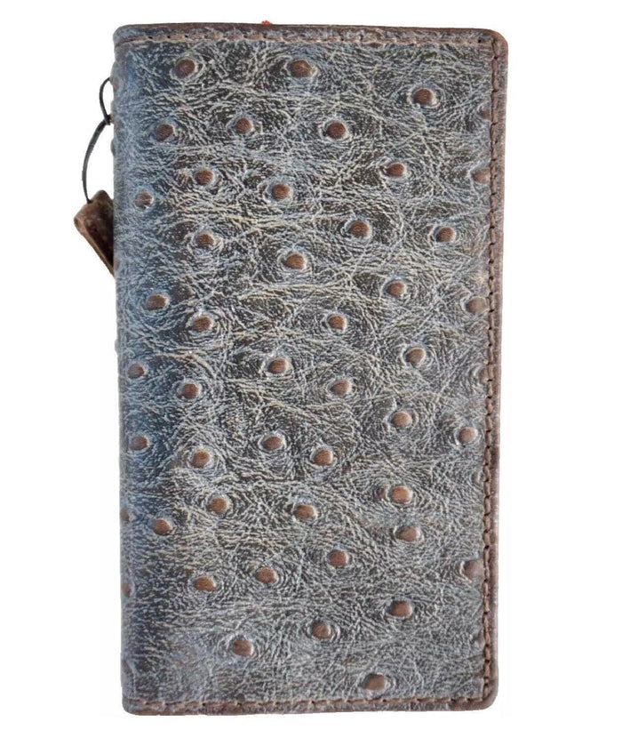 Ostrich Style Leather Wallet Case for Google Pixel