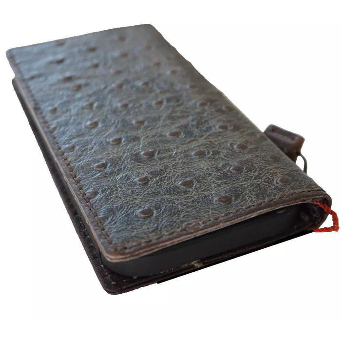 Ostrich Style Leather Wallet Case for Google Pixel
